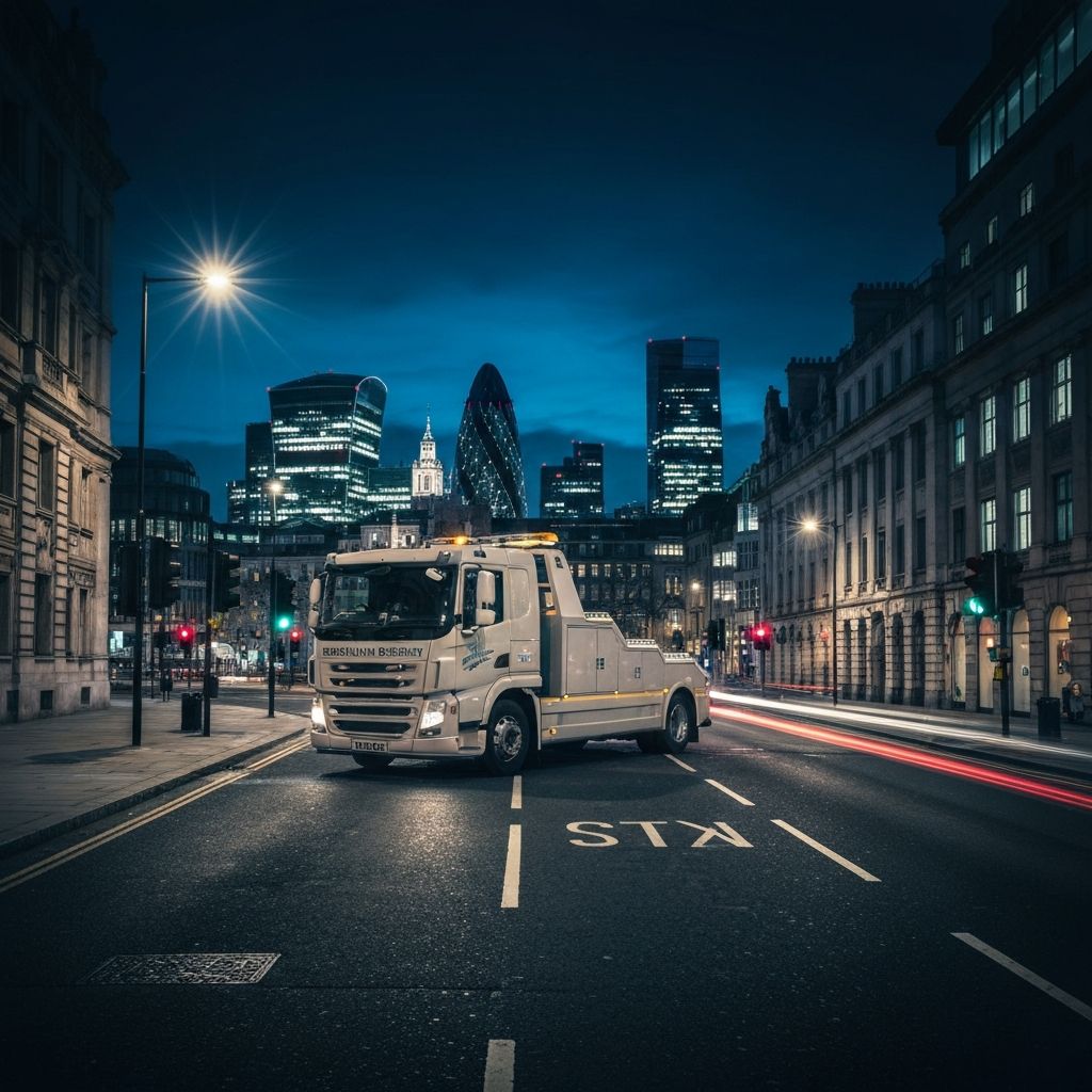 Professional car recovery service in London